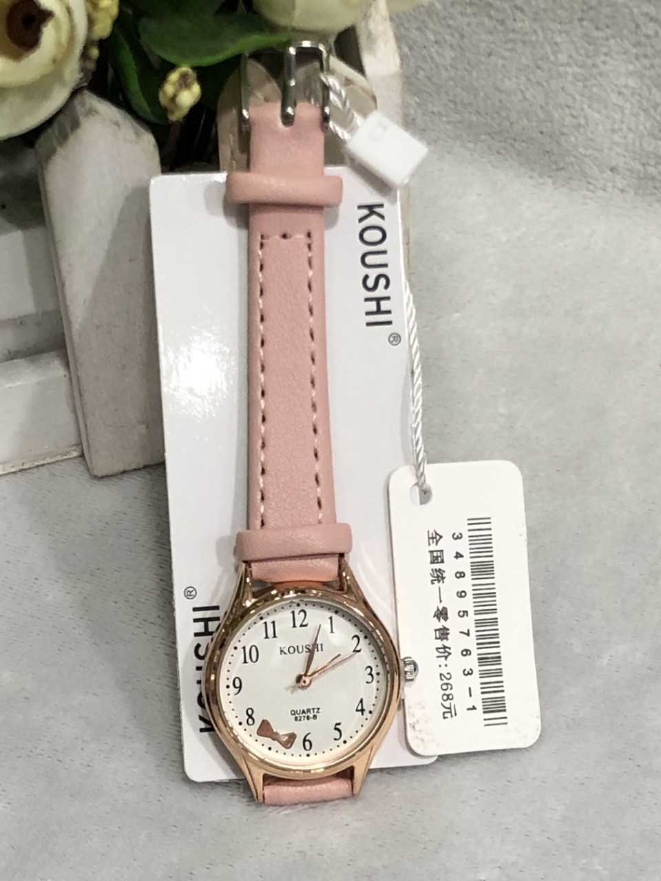 2020 new Koushi waterproof womens clothing needle walking small fresh wrist watch W250212