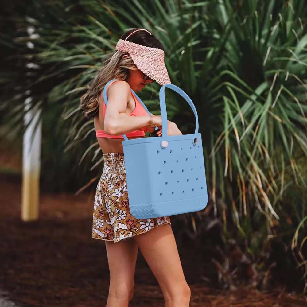 Eva Bogg Tote Shoulder Ladies Large Capacity Handbag Fashion Women Beach Basket Shopping Bag
