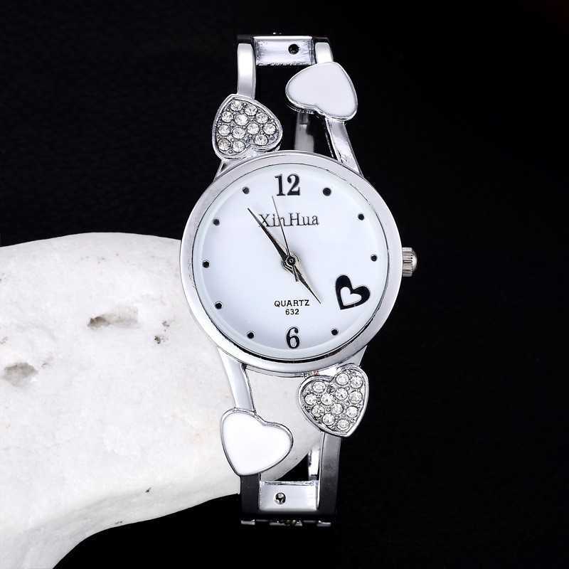 Watch Xinhua womens bracelet watch fashion versatile womens watch inlaid with English Watch W250212