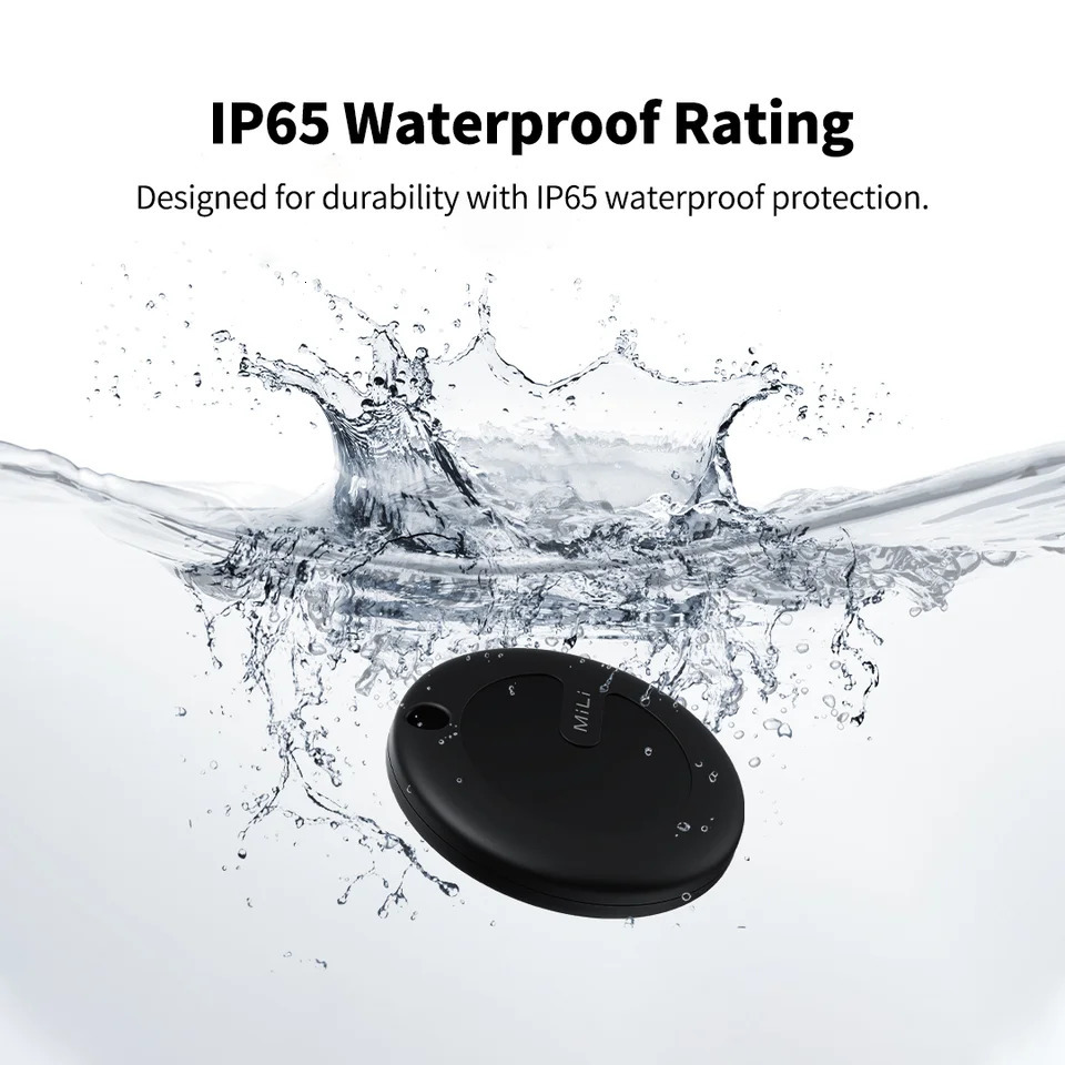 MiLi GPS Tracker Mitag Bluetooth Smart Locator Anti-Lost Device Mobile Keys Pet Elderly Kids Finder Work With Android Find My 250221