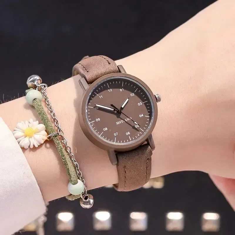 Women Watches PU Leather Strap Women Quartz Wristwatches Waterproof Round Dial Retro Watch Ladies Girls Watch Reloj Para MujerXJ250213