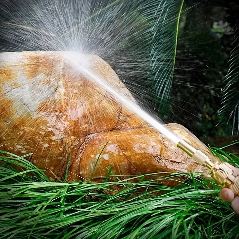 All-Brass Multipurpose High-Pressure Water Blaster for Gardening and Plumbing Maintenance User Friendly Design