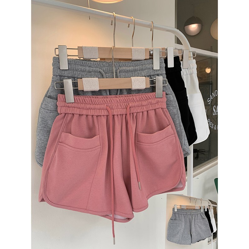 Large Size Wide Leg Casual Shorts For Women's Summer Fashion Korean Version Loose Fit Slim Fit High Waist Sexy Beach Pants Pajamas