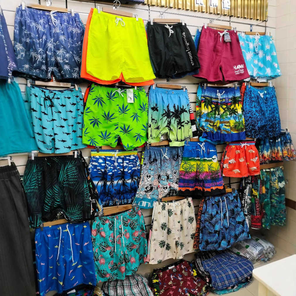 Yiwu swim trunks beach pants mens quick drying beach surfing pants Hawaiian style coconut beach pants W250212
