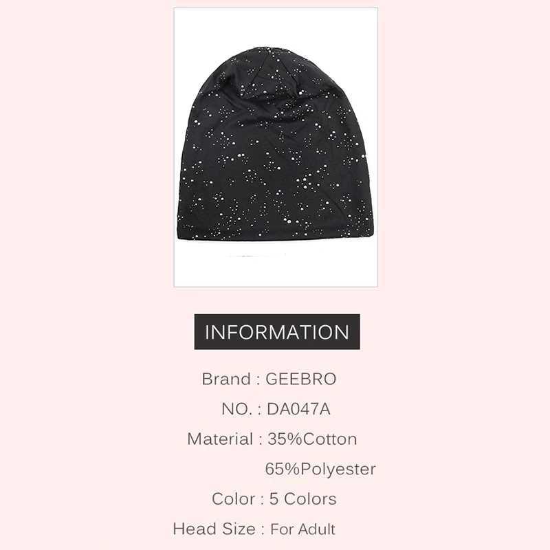 Wen Fashion Winter Warm Cotton Rhinestone Beanies Sklies Hat For Femme Baggy Slouchy Elastic Metallic Solid Skl Hats X250212