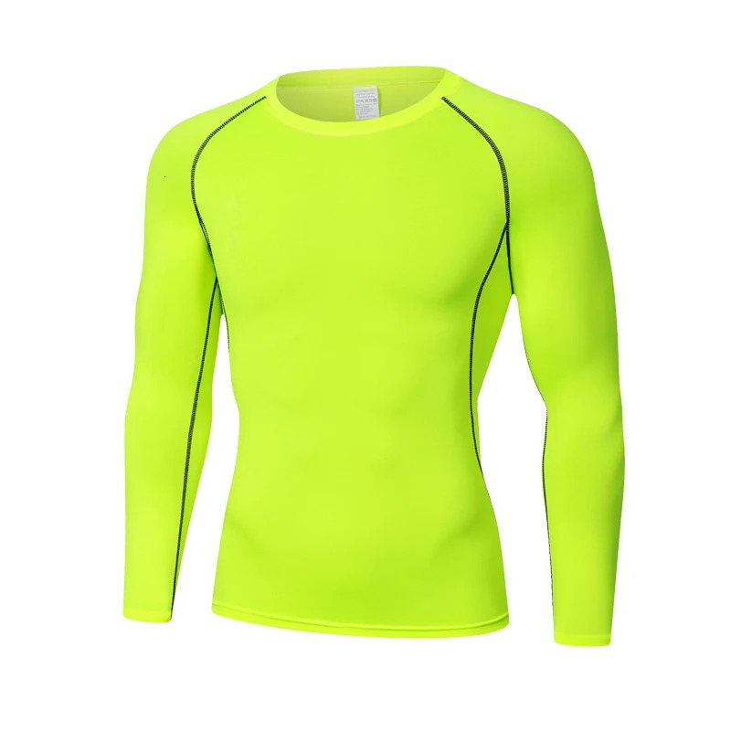 Men Casual Basketball Tops Quick Dry Gym Running T Shirts Long Sleeve Compression Shirts Sport Football T-Shirt Man Streetwear 250210