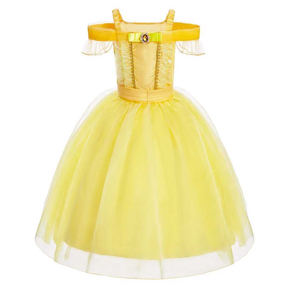 Kids Princess Vestidos Little Girls Birthday Clothing Children Arlo Bell Rapunzel Par Halloween Dress Up Kids Cosplay DressesXJ250117