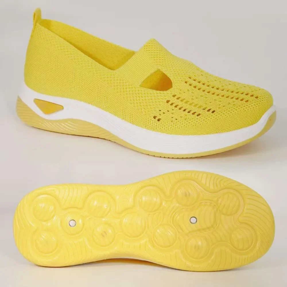Orthopedic Shoes for Women Walking Shoes Slip On Arch Support Memory Foam Breathable Sneakers Summer Comfortable Casual Trainers 250208