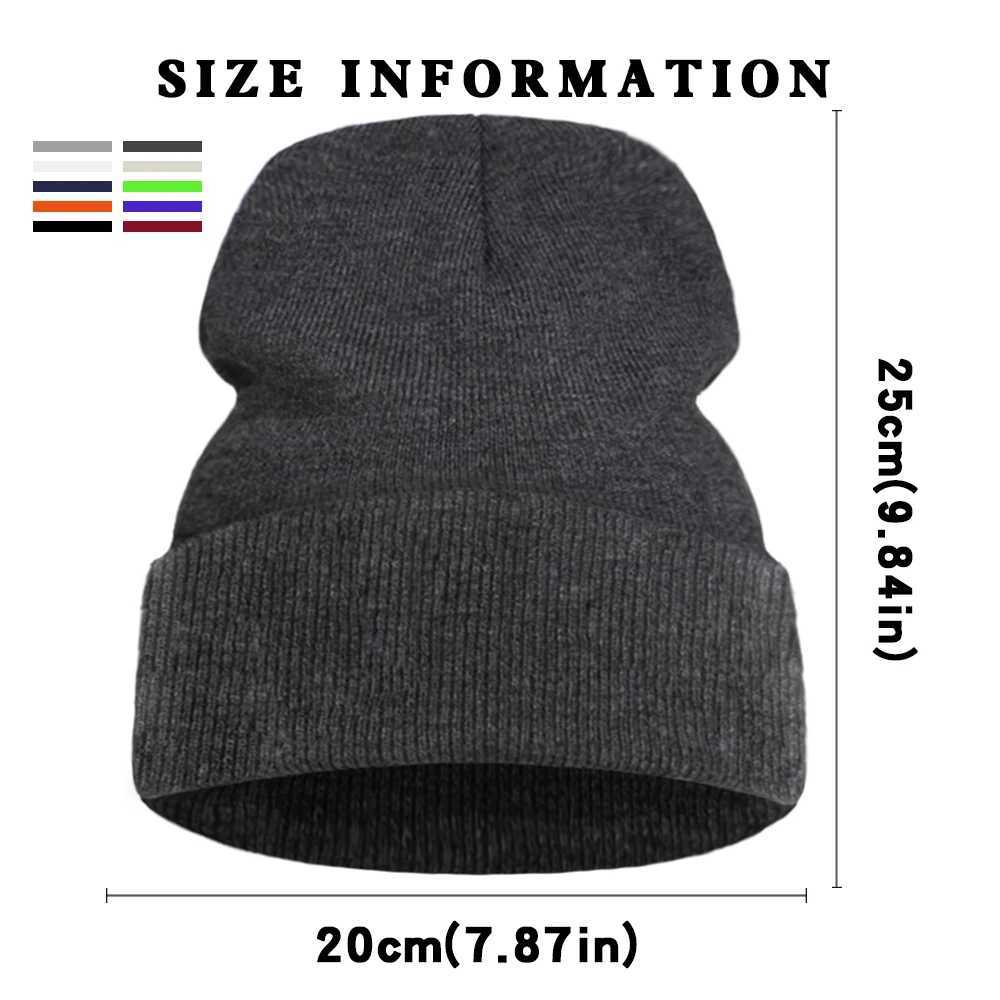 Pew Madafakas Cat Sklies Hat Solid Color Warm Bonnet Cap Casual Hip Hop Beanie Caps Outdoor Cartoon Print Knitted Hats X250212