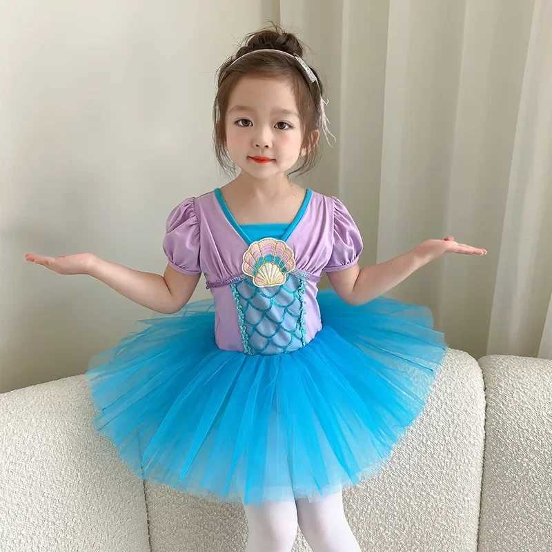 Summer Kids Girls Cosplay Dress Flare Sleeves Kindergarten CHIldrens Day Ballet Perform Princess Dresses K23011XJ250117