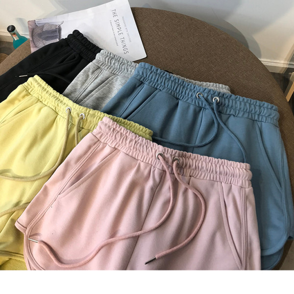 2025 Summer New High Waist Fashion Casual Shorts Women's Pink Outcoat Korean Wide Leg Hot Pants Sexy Sports Beach Pants
