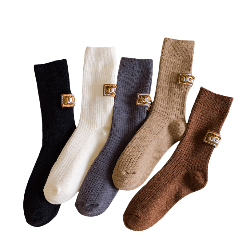 Men's Socks Brand women Cotton Style White Soft Winter Warmth Long Summer Winter