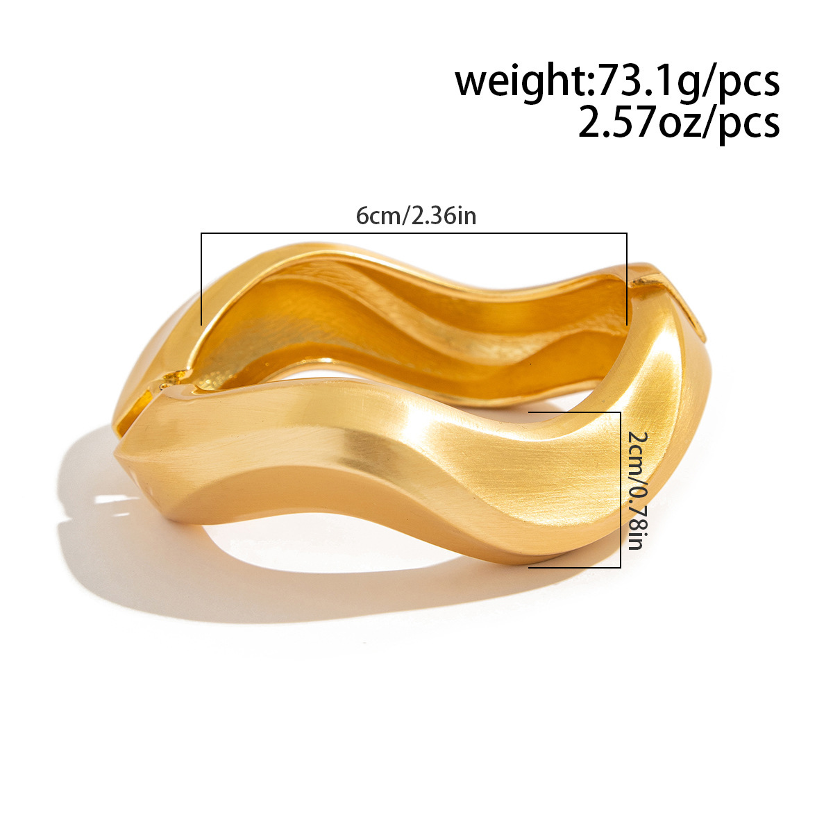 designer Woman Jewelry Fashion Irregular Wrinkle Light Style Alloy Trimmed Bracelet Set