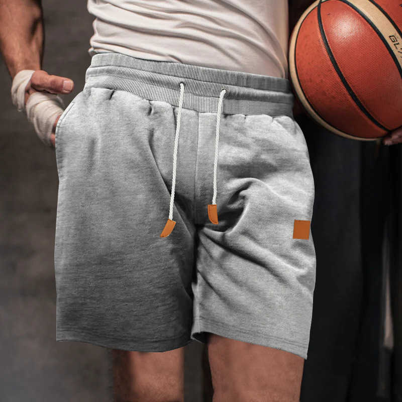 Temu2024 Summer Mens Shorts Loose European Casual Pentagram Shorts Mens Shorts W250212