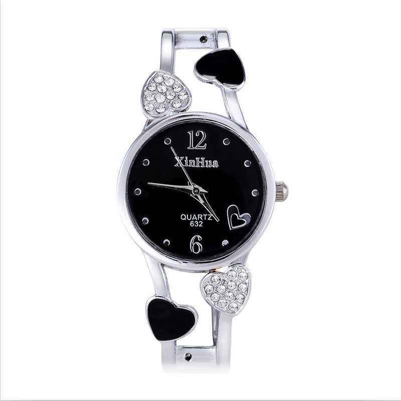 Watch Xinhua womens bracelet watch fashion versatile womens watch inlaid with English Watch W250212