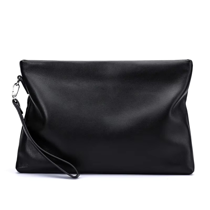 SENOFAN new style Clutches Men Envelope Handbag Genuine Leather Sheepskin Wallet Pouch Clutch Business Phone Bag Male