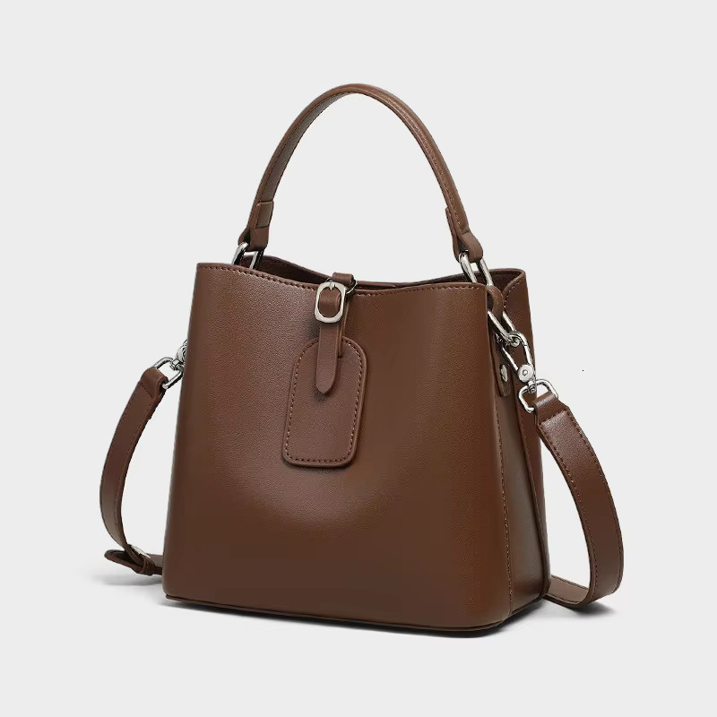 Women 2025 Bucket Crossbody Women's Premium Sense Large Capacity Leather Shoulder Designer Bag
