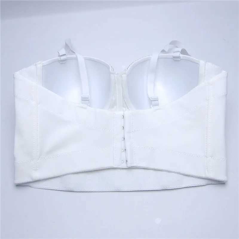 Quality Pearl Tank Tops Rhine Women Crop Top Club Clothes Streetwear Y2K Corset Woman Shaper Camis Fashion Fea ClothingXJ250212
