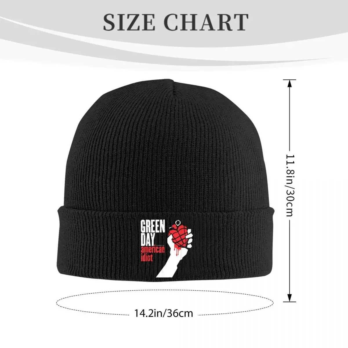 Green Day It Knitted Hats Autumn Winter Sklies Beanies New Hip Hop Fans Caps Fem M Acrylic Fashion Sklcap X250212
