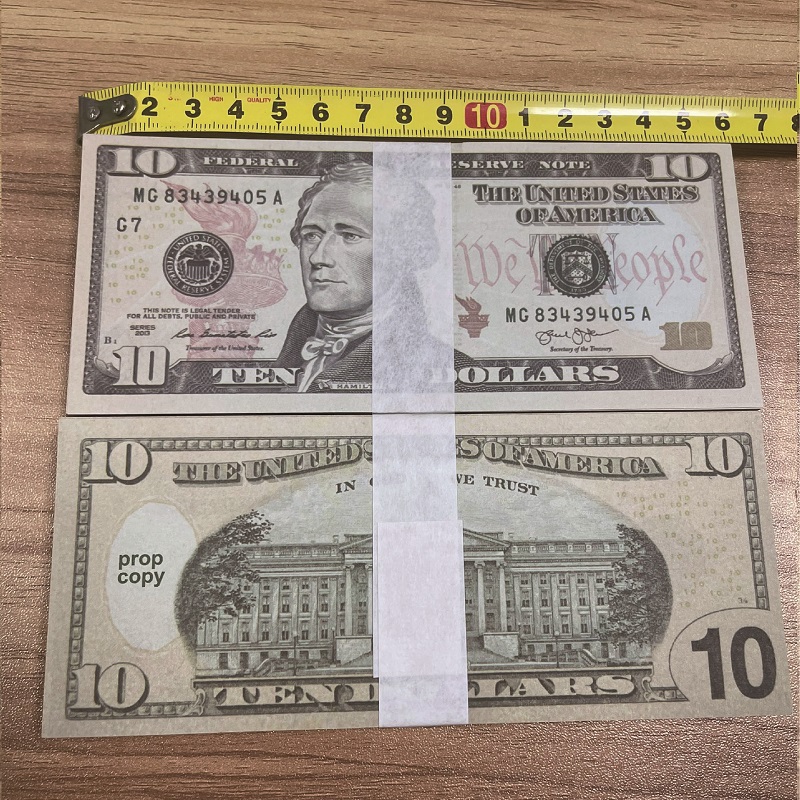 Party Supplies Fake Money Banknote 1 5 10 20 50 100 Euros Realistic Toy Bar Props Copy Currency Dollars Movie Money Faux-billets School Child Study 10