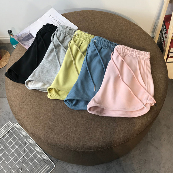 2025 Summer New High Waist Fashion Casual Shorts Women's Pink Outcoat Korean Wide Leg Hot Pants Sexy Sports Beach Pants