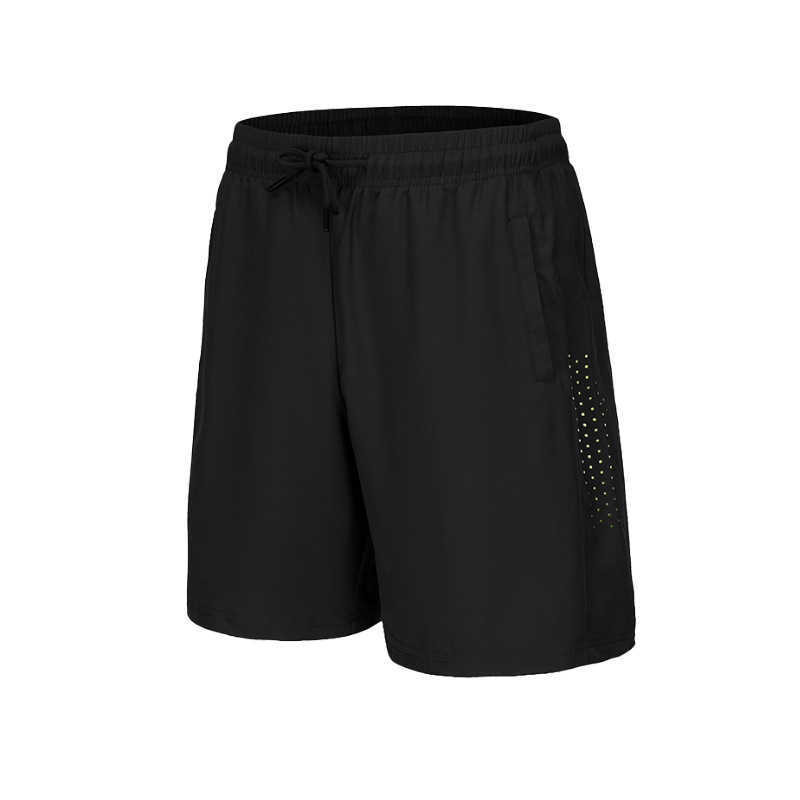 Mens fitness shorts summer ice silk thin fit plus size running speed drying 5-pin casual pants for wearing outside W250212