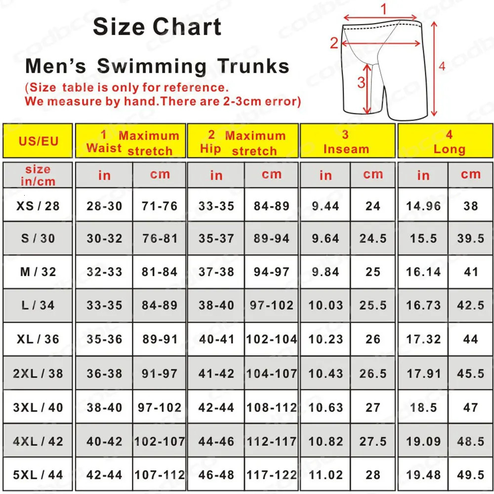 Mens Swim Jammers Swimsuit Shorts Swimming Trunks Athletic Training Swimwear Print Lycra Beach Tights Shorts Sports Surf Pants 250210