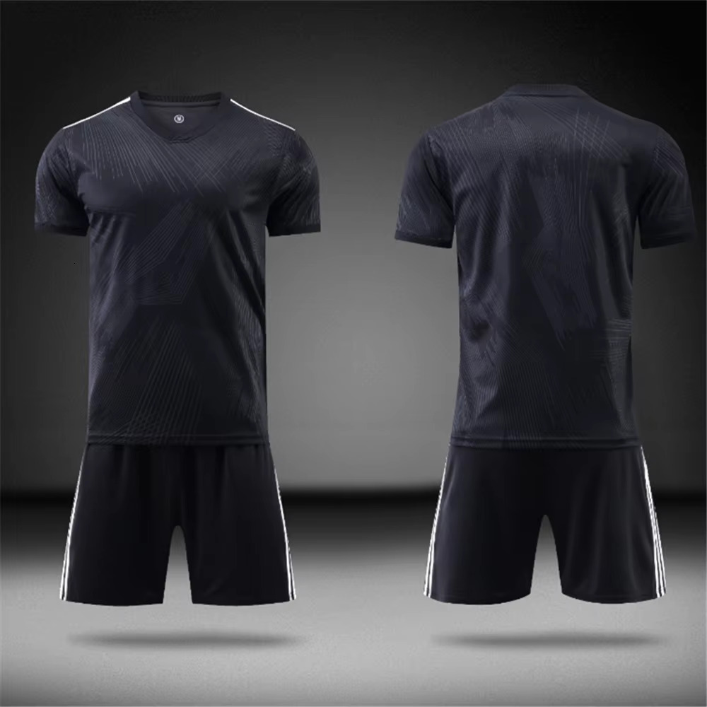 Children's Sport Set Boy Girl White Joint No Badge Shirt Training Wear Men And Kids Games Soccer Kits Leisure Uniforms