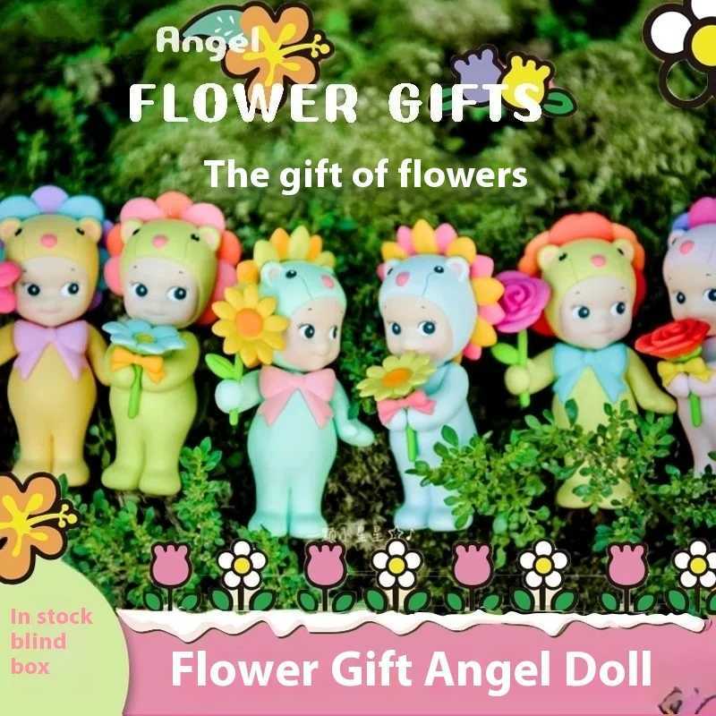Hot Blind Box Flower Series Kids Toys Angel Girls Can House Series Figurines Tren Toys Car Decorations GiftsXJ250212