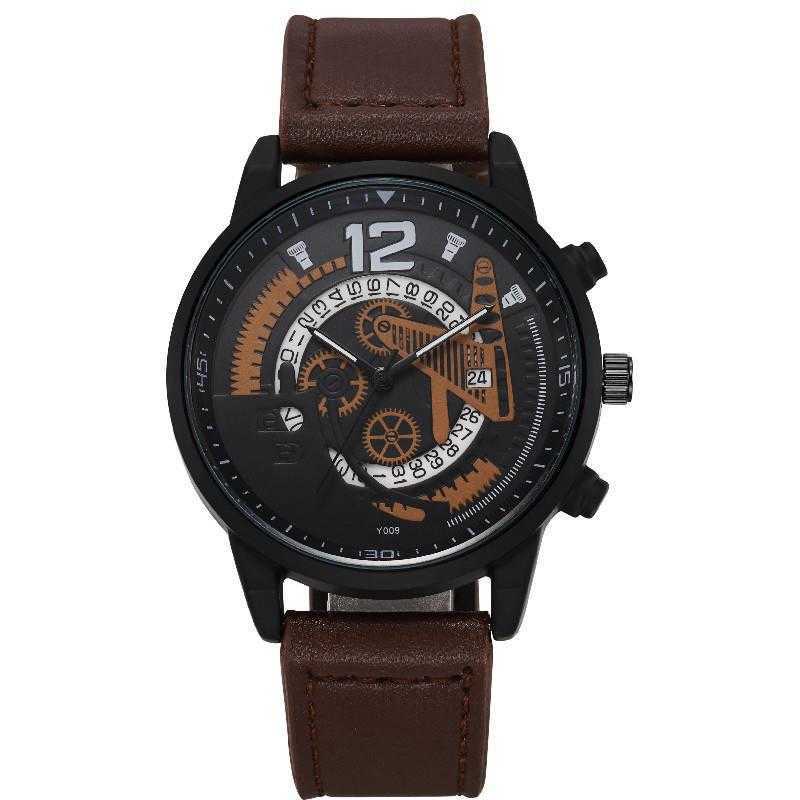 Middle school students watch mens mechanical watch mens fully automatic waterproof quartz watch youth trend boy Korean version high school students W2