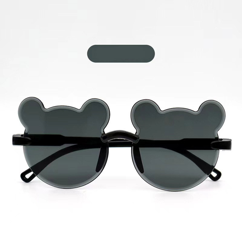 Kids Sunglasses Bear Shaped Cute Sun Children Trendy Cartoon Outdoor Anti-Glare Glasses For Boys Girls Eyewear Z260305