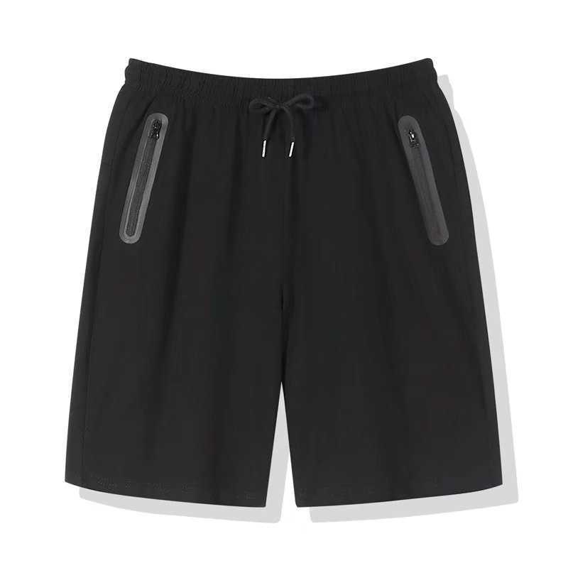 Shorts mens summer trendy brand loose running outerwear sports pants plus size home sleeping pants solid color casual cropped pants W250212