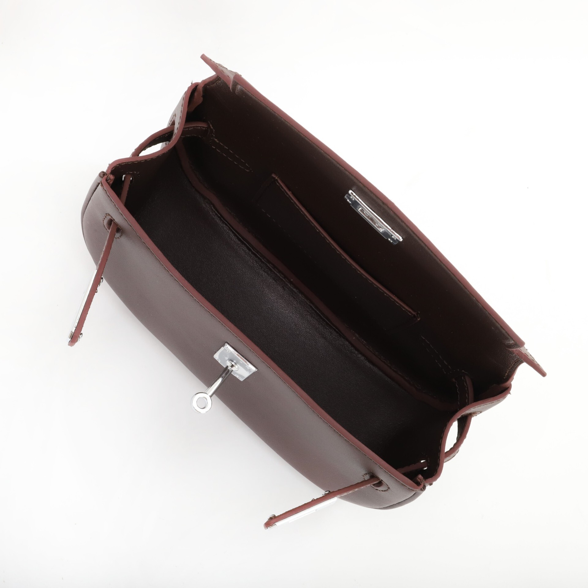 20254 New Genuine Leather Moove Kelly Zongzi Two In One Mini Designer One Shoulder Oblique Multi Functional Saddle Bag
