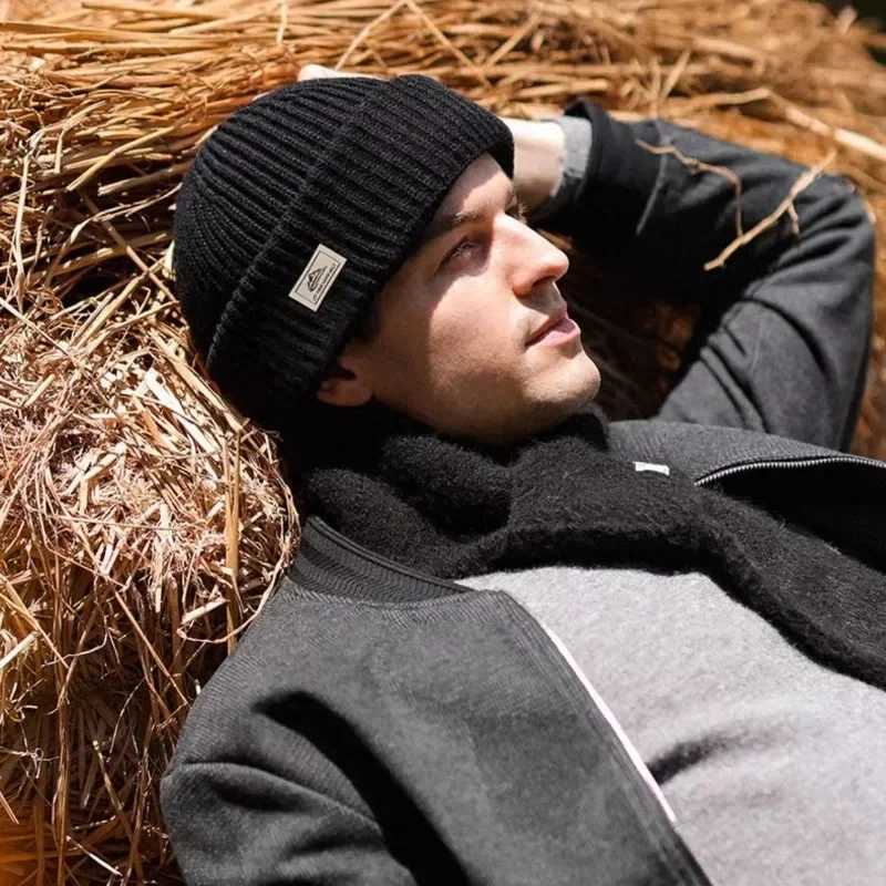 2In1 Mask Beanies Men Winter Balaclava Hat Knitted Hats Fl Face Ski Bonnet Tactical Cycling Earmuffs Cap Knitted X2502121
