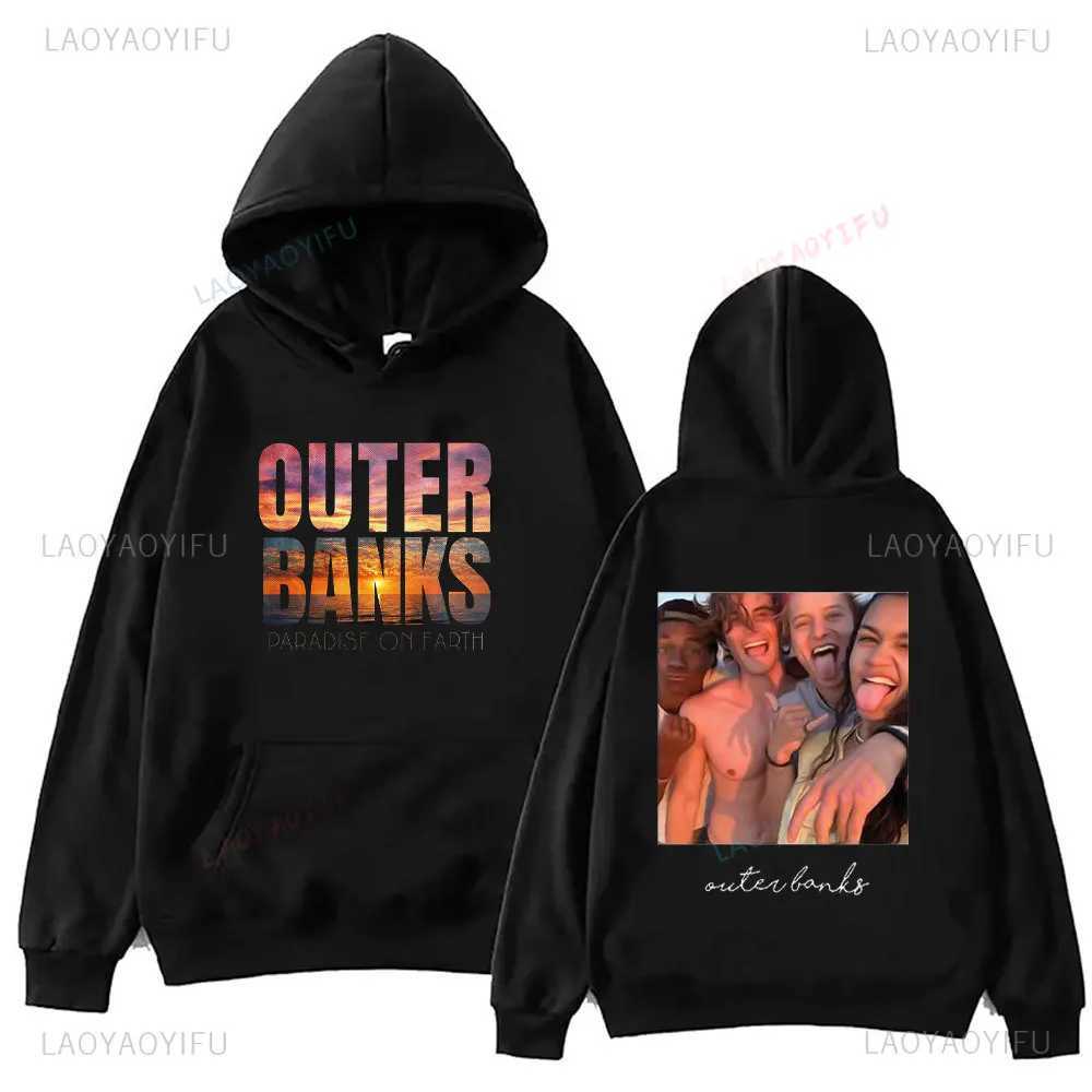 New Outer Banks Pogue Life Hoodies Carolina Beachy Drop Shoulder Sweatshirt Carolina Outer Banks Shirt Unisex Hoodie X250212