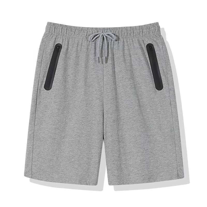 Shorts mens summer trendy brand loose running outerwear sports pants plus size home sleeping pants solid color casual cropped pants W250212