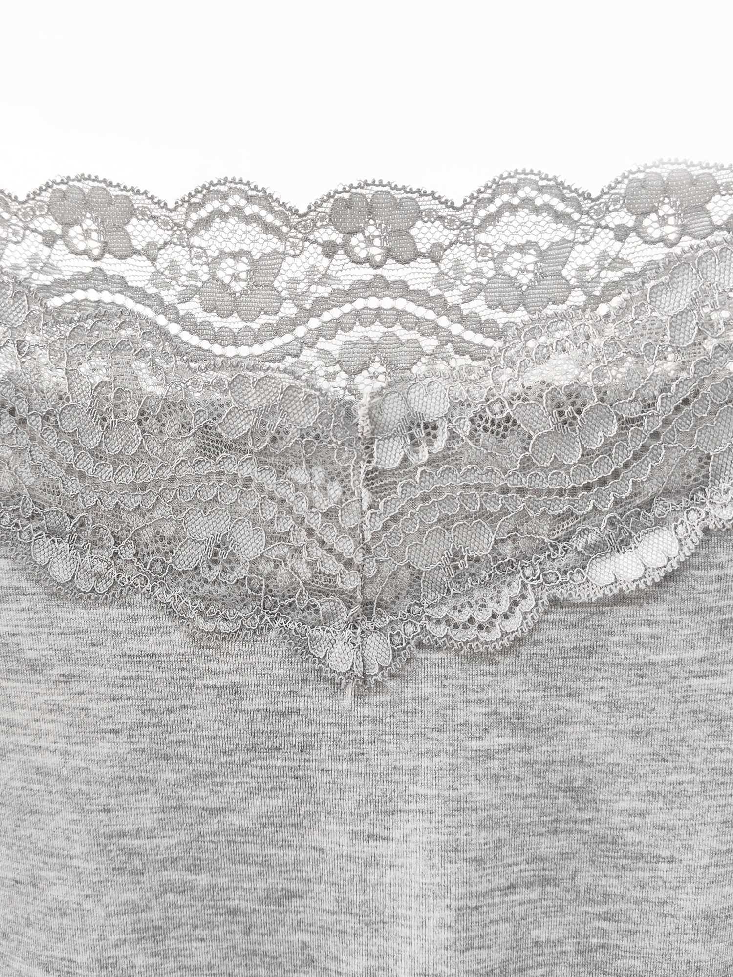 Lace Camisole Womens Solid Color Casual Vest Lace Splicing Can Be Worn Inside and Outside the VestXJ250212