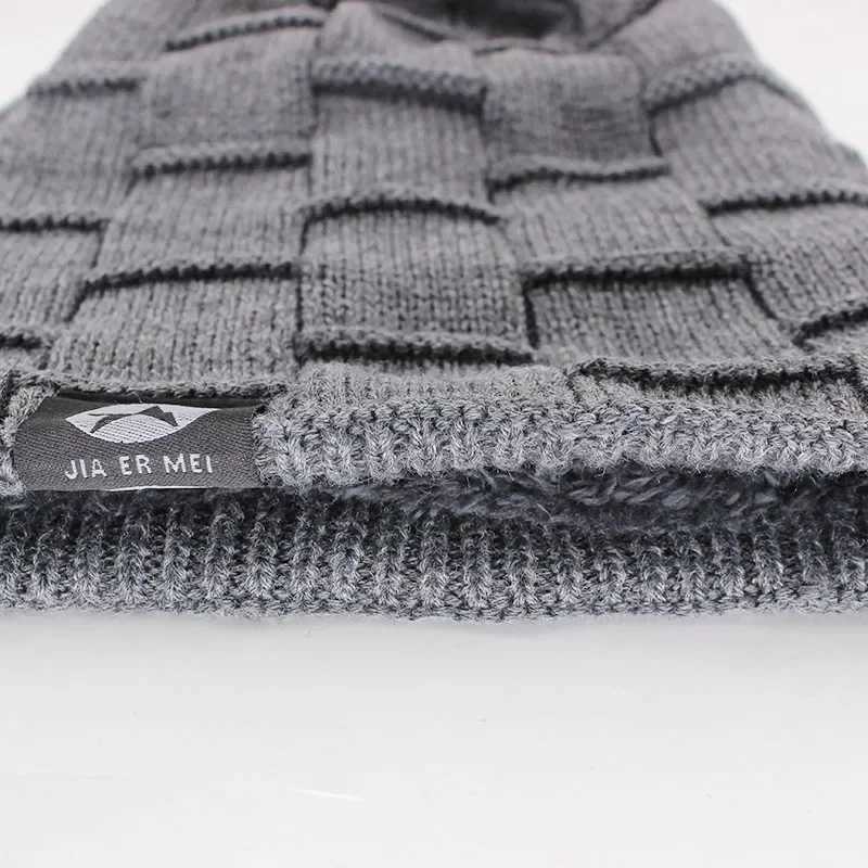 New unisex Beanie hat knitted wool warm winter thick soft elastic mens and fashionable Sklies X250212