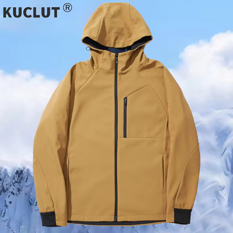 Mens Softshell Spring Jacket Autumn Winter New US Tactical Windproof Hooded Fleece Outdoor Waterproof Hiking Safari Cargo Coat
