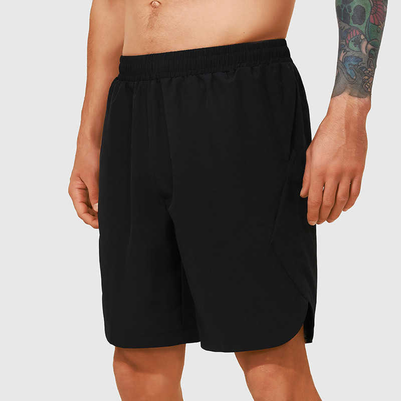 2024 new mens sports shorts summer loose fit with built-in drawstring lightweight and breathable running and fitness quick drying shorts W250212
