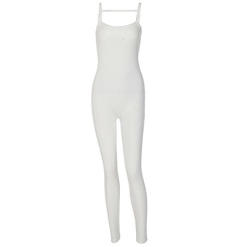 European American summer fashion solid color slim fit and slimming camisole jumpsuit women's manufacturer wholesale 2025 new style temperament ch