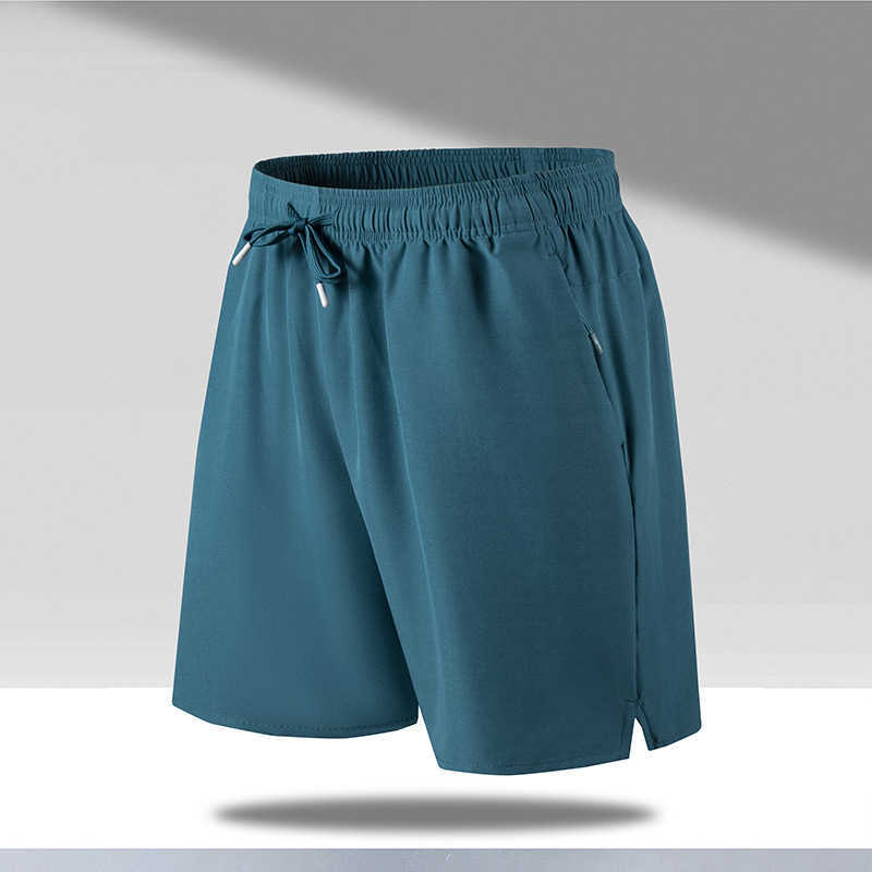 Quick drying quarter length pants loose casual pants sports quick drying mid length pants solid color beach pants mens shorts W250212
