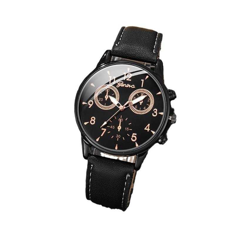 Mens Hand Fashion Versatile Eye Quartz Business Watch Set+Versatile Beads W250212