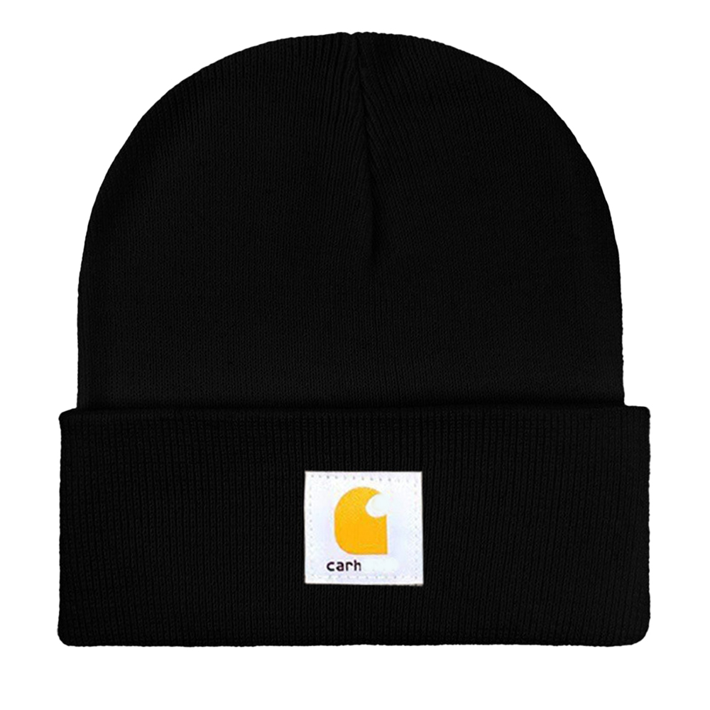 Men Winter Carhartity Designer Beanie Brand Warm Beanies European American Double-Layer Folded Knit Women Woolen Carlies Hartlies Hat 91B