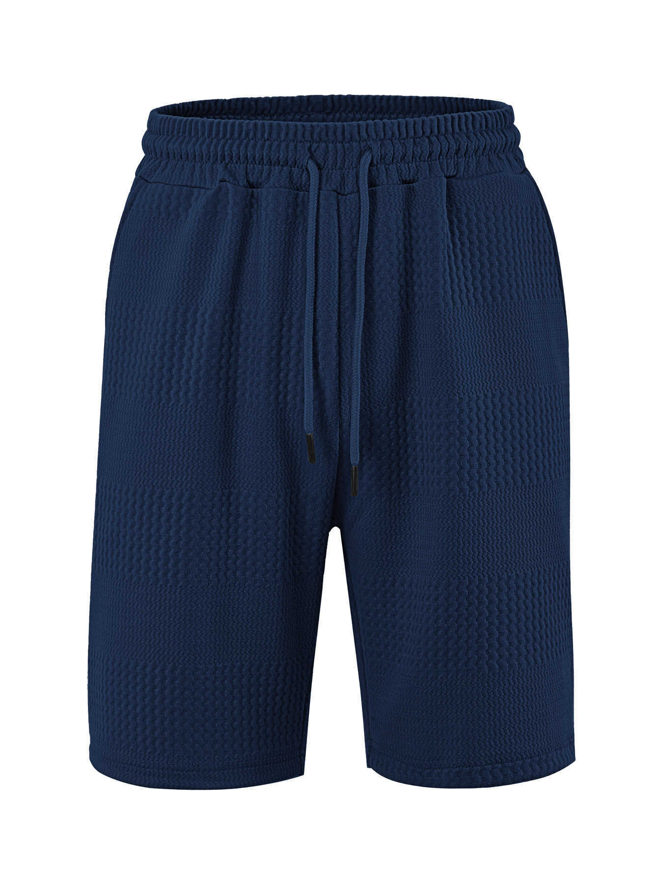 Mens European size TK cargo tray loose large horizontal jacquard fabric mens casual shorts beach pants W250212