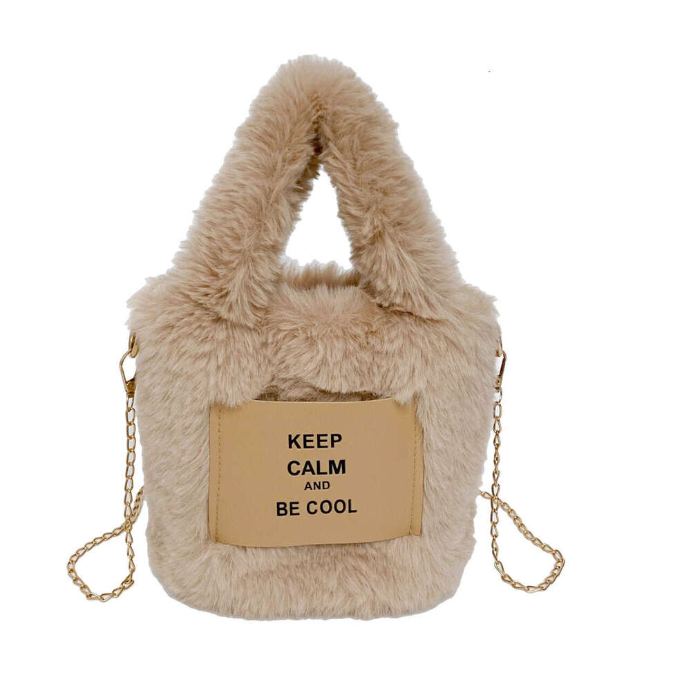 2025S Designer S New Model Handbag Bucket Winter Women S New Single Shoulder Crossbody Plush Bag