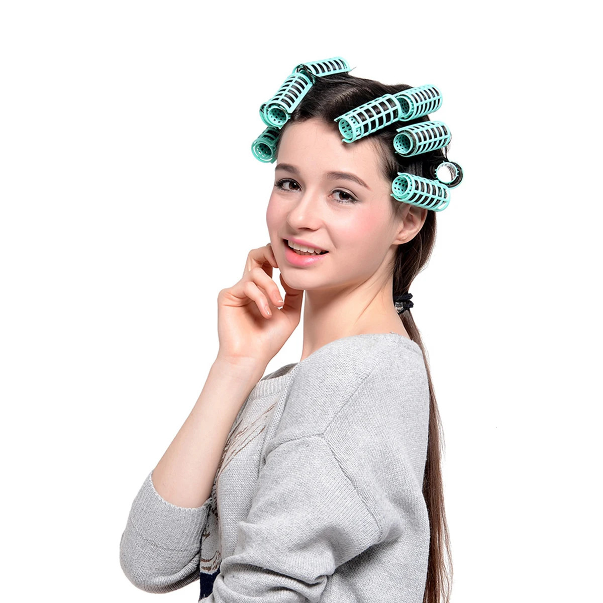 30Pcs Hair Roller Sets Self Holding Hairdressing Curlers DIY Curly Hairstyle Tool Lightweight Hair Rollers for Women Hair Curler 250207