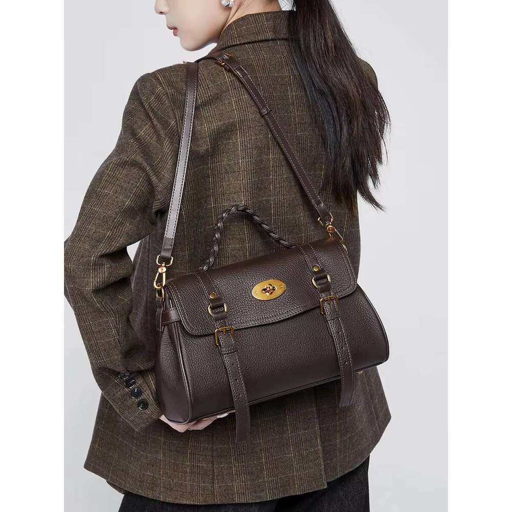 New 2025 Soft Cow Leather Lady Casual Totes Crossbody Handbags Shoulder Tote Bags For Women Black