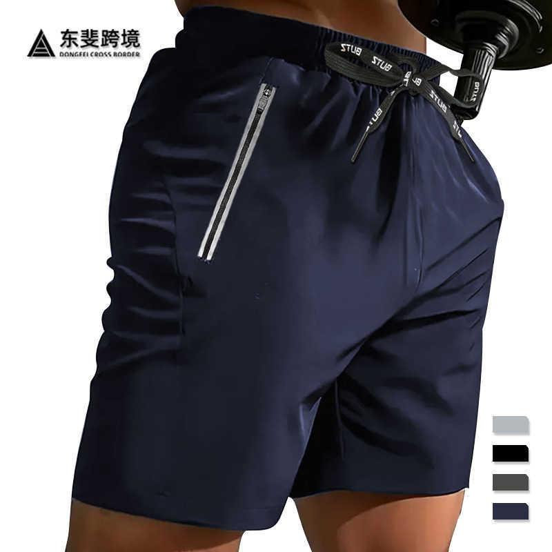 2024 summer new mens shorts European size casual loose sports mens five quarter pants trend W250212
