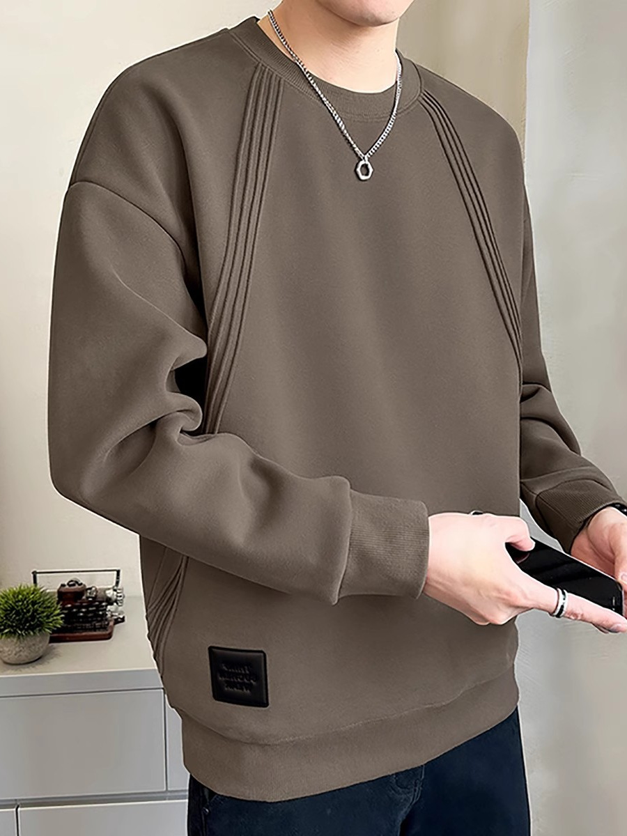 GC02122 Round neck sweatshirt men's spring and autumn style 2025 new style